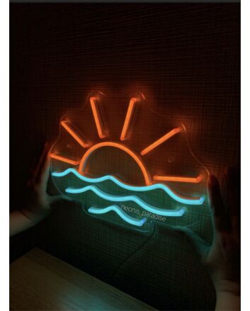 Brighten Your Office, Store, or Cozy Nights with the Versatile Sunrise LED Neon Sign