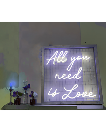 All You Need Is Love Neon Sign