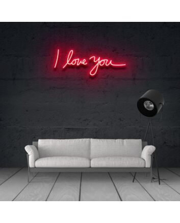 I Love You Neon Sign