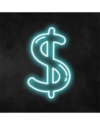 Elevate Your Office or Bar Atmosphere with the Symbol Dollar LED Neon Sign