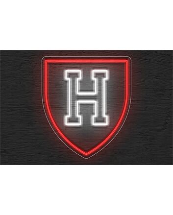 Brighten Your Office, Bar, or Dorm Room with The Harvard Logo LED Neon Sign.