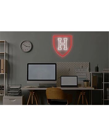 Brighten Your Office, Bar, or Dorm Room with The Harvard Logo LED Neon Sign.