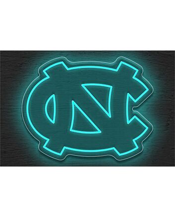 Elevate your game room, office, or alumni gathering with the University Of North Carolina Logo LED Neon Sign.