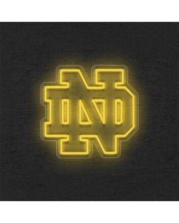 Brighten Your Game Day Celebrations and Man Cave with the University Of Notre Dame LED Neon Sign.