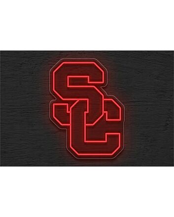 Elevate your game day celebrations and campus decor with the University Of Southern California Logo LED Neon Sign, perfect for dorms, fraternity houses, and alumni gatherings.