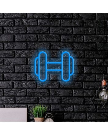 Brighten Your Gym, Home, or Sports Bar Ambiance with the Weights LED Neon Sign