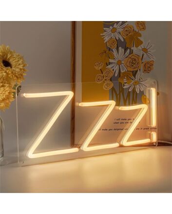Brighten Up Your Space: Perfect for Home Decor, Office Ambiance, and Bar Vibe with Zzz LED Neon Sign Light LED Neon Sign.