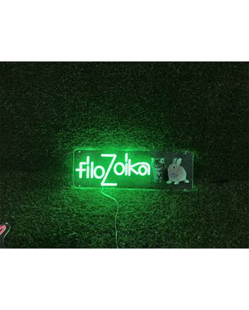 Elevate Your Space: Custom Filo Zoika Uv LED Neon Sign for Bars, Weddings, and Home Ambiance