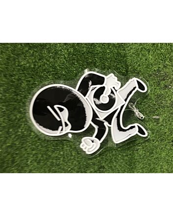 Brighten Your Business or Celebrate in Style: Customized Uv Logo Cd Thief LED Neon Sign for Office, Bars, and Weddings.