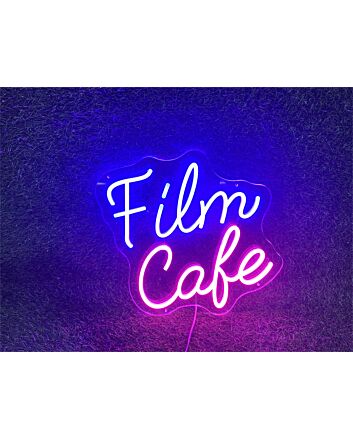 Enhance Your Wedding, Bar, or Birthday Bash Ambiance with the Film Cake LED Neon Sign.