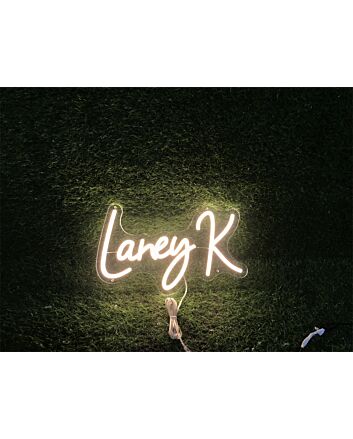 Brighten Your Space: Laney K Custom LED Neon Sign for Weddings, Bars, and Office Decor