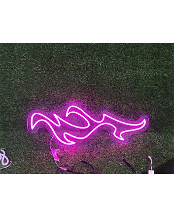 Brighten Your Space: LED Sign Flame Shape Neon Sign for Bars, Stores, and Chic Home Decor