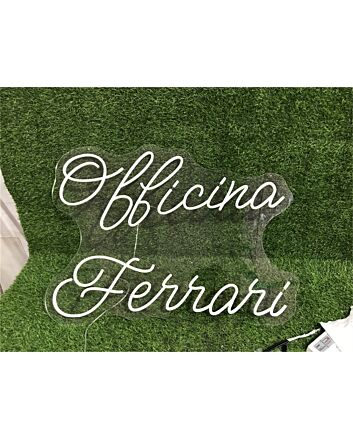 Enhance Your Home, Office, or Bar Ambiance with Officina Ferrari Custom LED Neon Sign.
