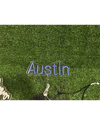Add a Unique Glow to Your Home Decor, Office Ambiance, or Special Events with Personalize Custom Austin LED Neon Sign.
