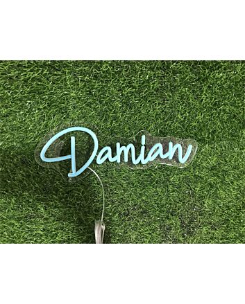 Bring Your Space to Life: Personalize Custom Damian LED Neon Sign for Home, Office, Bar, and Wedding Ambiance.