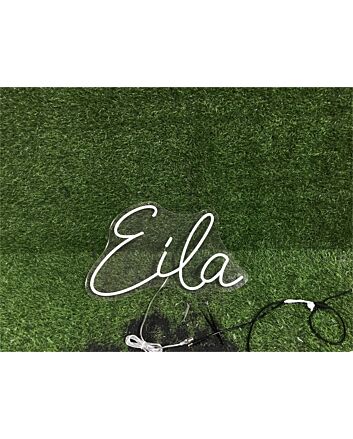 Brighten Up Your Space: Personalize Custom Eila LED Neon Sign for Home Decor, Office Vibes, and Special Occasions
