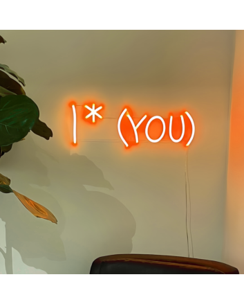 I * （YOU）Neon Sign