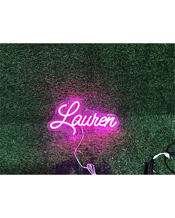 Brighten Up Your Space: Personalize Custom Lauren LED Neon Sign for Bars, Weddings, and Cozy Home Vibes