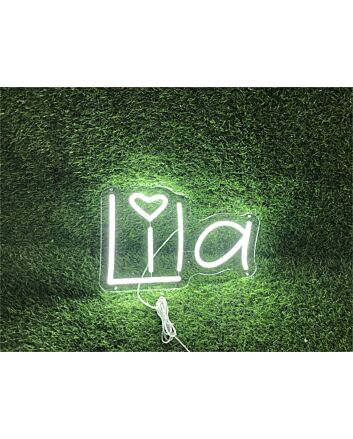 Elevate Your Space: Personalize Custom Lila LED Neon Sign for Home Decor, Office Ambiance, and Celebratory Events.