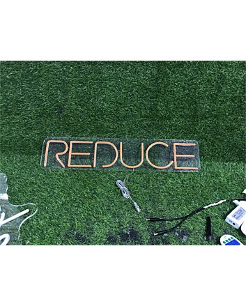Brighten Up Your Space: Personalize Custom Reduce LED Neon Sign for Home, Office, and Special Events Decor.