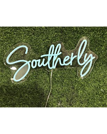 Brighten Up Your Space: Personalize Custom Southerly LED Neon Sign for Home, Office, Stores, Bars, Weddings, and Parties