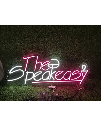 Bring the Roaring Twenties to Your Home, Bar, or Wedding with The Speakeasy Custom LED Neon Sign.