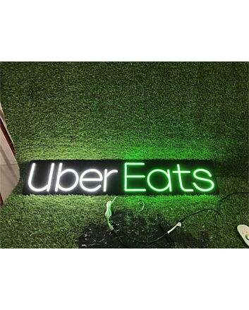 Upgrade your home, bar, or restaurant ambiance with the versatile Uber Eats Black Board LED Neon Sign.