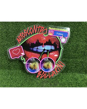 Add a Vivid Touch to Your Home, Office, or Next Big Event with the Uv Lips For Party LED Neon Sign.