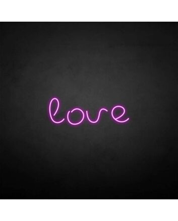 &#39;Love2&#39; Neon Sign