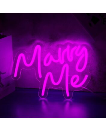 Marry Me Neon Sign