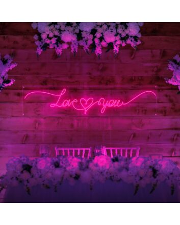 Love You Neon Sign