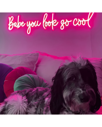 Babe, You're Absolutely Cool Neon Sign