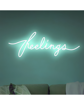 &#39;Feelings&#39; Neon Sign