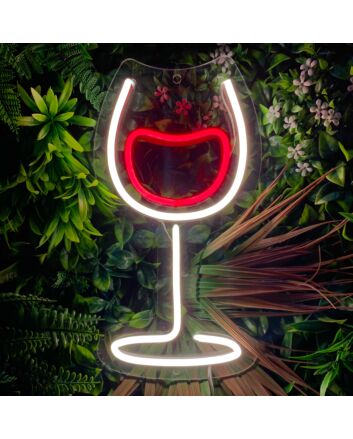 Wine Glass Neon Sign
