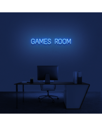 &#39;Games Room&#39; Neon Sign