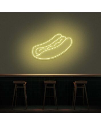 Hot Dog Neon Sign