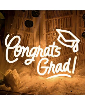 Brighten up your special celebrations and home ambiance with the Conghats Gnad Neon Sign – Perfect for weddings, birthdays, and home bars.