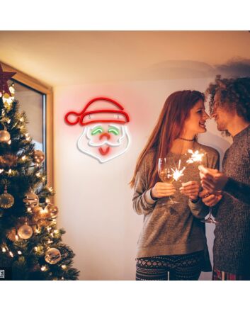 Brighten Your Holidays: Transform Your Home, Office, or Store with a Cute Santa Claus Neon Sign this Christmas Season.