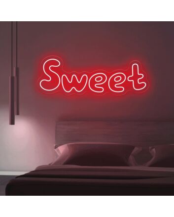 Brighten Up Your Space: Multicolor Sweet Word Magic Led Neon Sign for Home Decor, Bars, and Weddings.