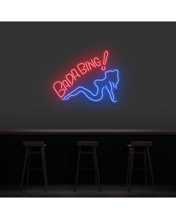 Customize Badabing!&#39; Neon Sign