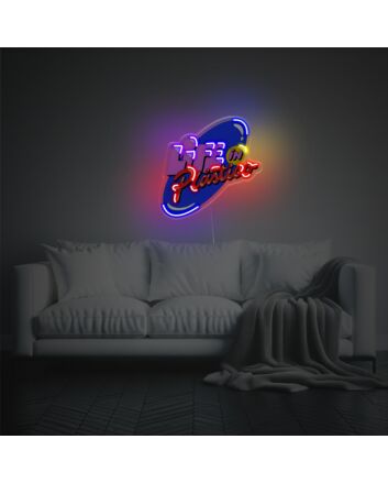Brighten Your Space: From Trendy Home Decor to Vibrant Bar Settings with the Life In Plastico LED Neon Acrylic Artwork.