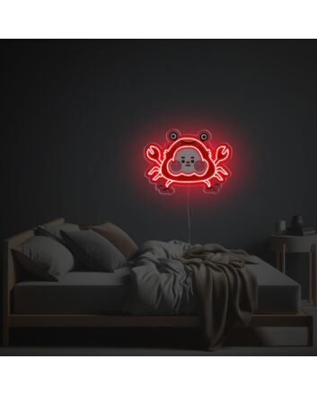 Brighten Up Your Bar or Office with Statement-Making Red Cheeky Crad LED Neon Acrylic Artwork.