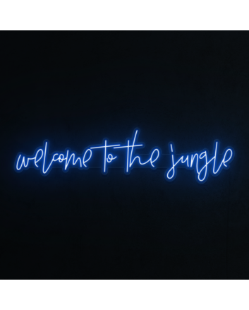 Welcome to the Jungle Neon Sign