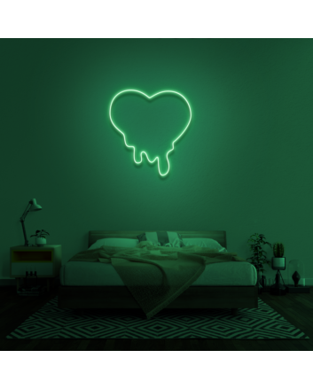 Melting Heart Neon Sign