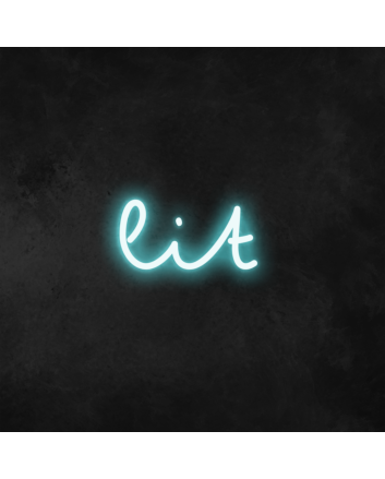 Lit Neon Sign