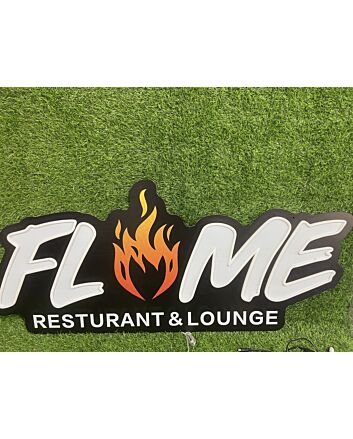 Brighten Your Space: Flame UV Print LED Neon Sign Perfect for Bars, Offices, and Chic Home Decor