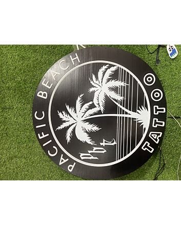 Brighten Your Spaces from Bars to Weddings: Pacific Beach Tattoo UV Print LED Neon Sign