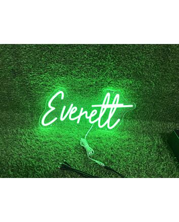 Brighten Your Office, Store, or Bar Ambiance with Everett Green LED Neon Sign