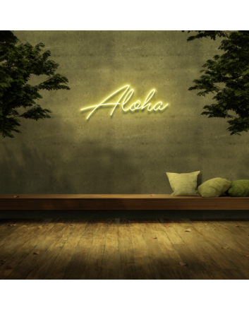 Aloha Neon Sign