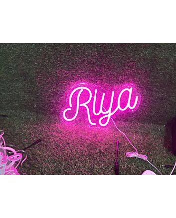 Brighten Your Special Moments at Weddings, Parties, and Home with Riya Pink LED Neon Sign.